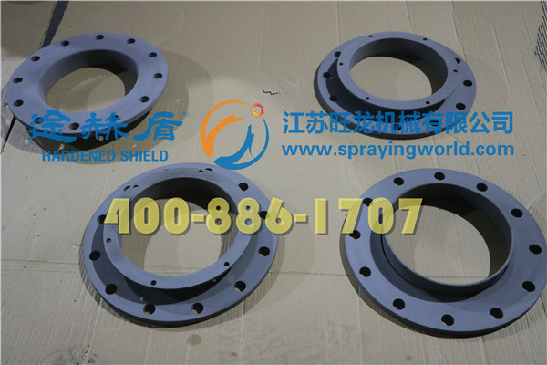 法蘭噴涂碳化鎢耐磨涂層、喉管噴涂耐磨涂層